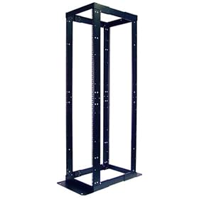 Netshelter 2post Open Rack Black Finish