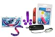 CalExotics Dual Vibrating Flexi Dong Bundle - Adult Toy Sex Kit