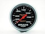 Auto Meter | 5426 2 5/8 Pro-Comp - Brake Pressure Gauge - Mechanical - Liquid Filled - 0-2000 PSI