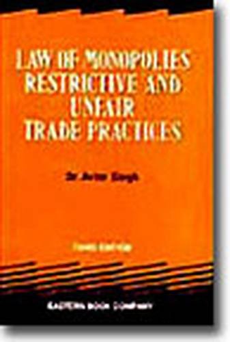 Cover image : Law of Monopolies, Restrictive and Unfair Trade Practices