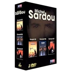 Coffret Michel Sardou 3 DVD - Vol.1 : Vivant 83 / Concert 85 / Concert 87
