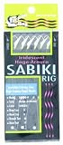 Sabiki Iridescent (aroura) Green Glo Head 6 Drop Size 8