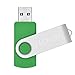 VICFUN 10 Pack 8GB USB Flash Drives USB 2.0 8GB USB Memory Stick Pen Drive Green