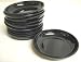 Sauce Dishes, Black melamine set of 10 (#305AB)