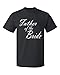 P&B Father of The Bride Men's T-Shirt, L, Black