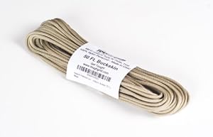 Paracord / Parachute Cord - 750lb Mil-C-5040-H Type IV - 50Ft. Color = Buckskin. This is the actual parachute cord used by the US Military. It is the Best Paracord available to the public and made by a US Government Certified Manufacturer. This Paracord is rated to 750 pounds (beating the average 