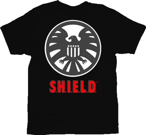  Iron Man Agent of Shield Black Adult T-shirt Tee