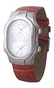 Philip Stein Teslar Womens Pink Alligator Strap Mother of Pearl Dial Dual Time Watch 1-F-FSMOP-ARO