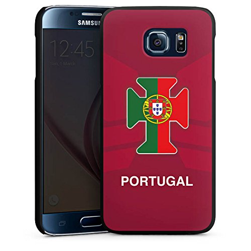 Samsung Galaxy S6 Hülle Schutz Case Cover Portugal EM Trikot Fußball Europameisterschaft