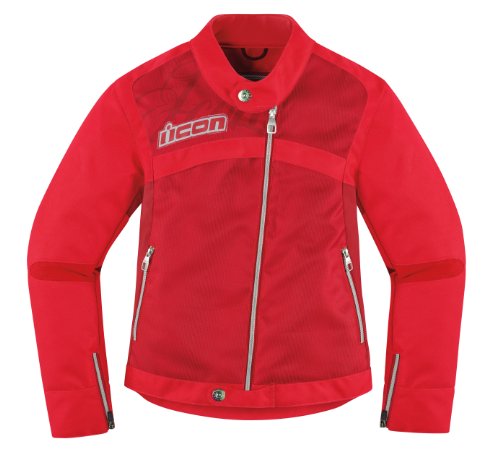 Icon Women's Hella 2 Jacket - 2X-Large/Red On Sale