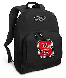 NC State Backpack Black NC State Wolfpack for Travel or School Bags - BEST QUALITY Unique Gifts For Boys, Girls, Adults, College Students, Men or Ladies