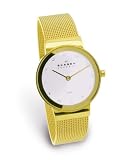 Skagen Womens Gold Tone Mesh Band Watch #358SGGD