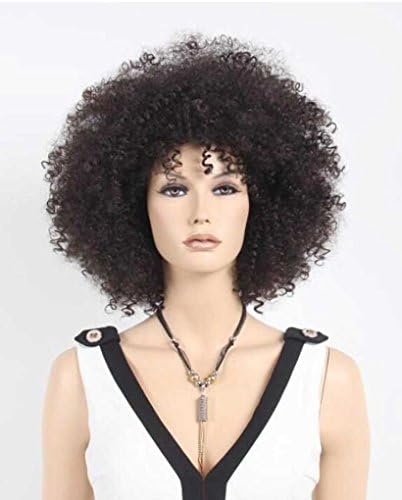 Fashion Afro Curly Kanekalon Hair Wig