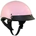 DOT Outlaw Solid Pink Women's Half Helmet - Size : Extra Small