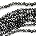 Hematite 4mm Round Beads Metallic Gray / 16 Inch Strand