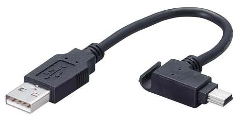 ELECOM モバイル用USBケーブル USB(A)オス-USB(miniB)オス 0.1m USB-MBM5