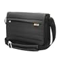 Fits 13" - 13.4" Laptop Padded FLIGHT Laptop Compartment Messenger Bag (Black)