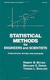 Statistical Methods for Engineers and Scientists (Statistics: a Series of Textbooks and Monogrphs)