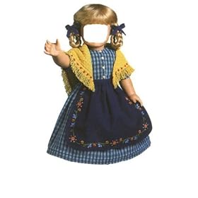 American Girl Kirsten's "Checked Dress" for 18" doll -NO doll-