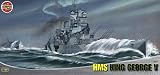 Airfix A08203 1:400 Scale HMS King George V Warship Classic Kit Series 8