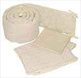 Tadpoles Basics 3 Piece Cable Knit Cradle Set - Natural