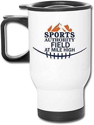 12oz Broncos Football Mile High Stadium Travel Mug Funny