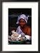 Female Spice Vendor at Market, Looking at Camera, Yamoussoukro, Cote d'Ivoire Framed Photographic Poster Print by Craig Pershouse, 16x21