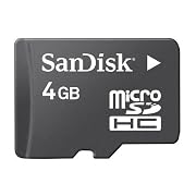 Sandisk 4GB MicroSDHC Memory Card with SD Adapter (BULK Packaging)