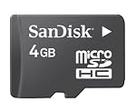 Sandisk 4GB MicroSDHC  Memory Card with SD Adapter (BULK Packaging)