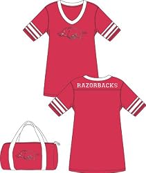 Arkansas Football Jersey - Nightshirt in a Bag