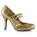 Silver Glitter Jane Adult Shoes