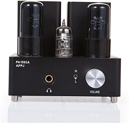APPJ 6N4+6P6P tube headphone amplifier,Black