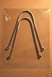 2 STAINLESS STEEL TONGUE CLEANER / ORAL HYGIENE SCRAPER Dental Care Removes Bacteria Curved for Easy Clean of Tongue