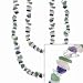  : GENUINE AMETHYST AVENTURINE ROSE QUARTZ CRYSTAL STONE CHIP ONE STR LAYER NECKLACE 36