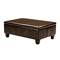 Prestige Storage Ottoman - Dark Chocolate