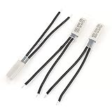 uxcell 温度制御スイッチ　サーモスタット　バイメタル　KSD9700　 65℃　NO　プラスチック　バイメタル　20 x 7.4 x 4mm　3枚入り