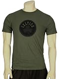 Boston Celtics NBA Storm Grey T-shirt By Adidas (Medium, Army Green)