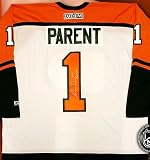Bernie Parent Signed Philadelphia Flyers White CCM Replica Jersey