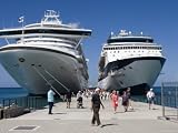 Cruise Ships Golden Princess and Constellation, St. George's, Grenada Artists Photographic Poster Print by Holger Leue, 12x16