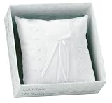 CR Gibson White Ring Bearer Pillow
