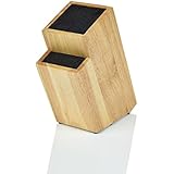 Kapoosh Batonnet Knife Block, Light Oak Woodgrain