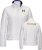 Michigan Wolverines Women's White Box Quilted Jacket