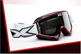 The X Brand Premium Motorcycle Goggle Red