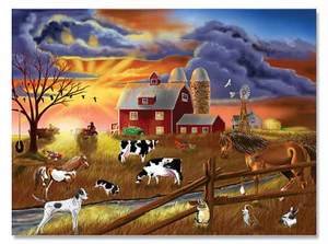 417RkSXnXCL Rustic Dusk Jigsaw Puzzle
