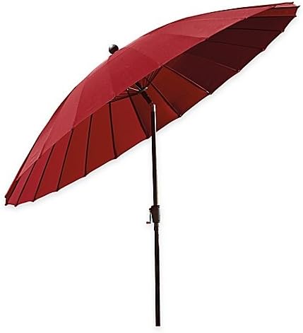 10-Foot Shanghai Market Umbrella in Salsa