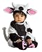 Rubies Costume Co. EZ-On Romper Costume, Cozy Cow, 6 to 12 Months