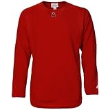 Majestic Los Angeles Angels of Anaheim Youth Red Tech Long Sleeve Shirt