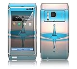 Water Drop Decorative Skin Cover Decal Sticker for Nokia N8 cell phone