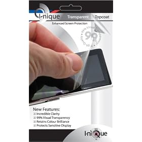 i-nique Topcoat "Full Face" Enhanced Crystal Clear Screen Protector Kit For iPod Touch (1st & 2nd Gen)