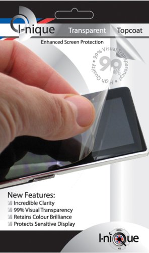 i-nique Topcoat (FULL FACE) CRYSTAL CLEAR Enhanced Screen Protector kit (Apple phone iphone)